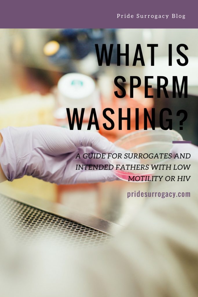 What is Sperm Washing Pride Surrogacy LGBTQ